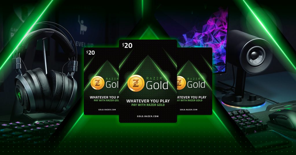 gasta bitcoin para comprar materiales del juego con la tarjeta regalo Razer Gold