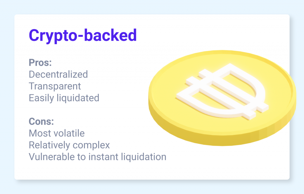 Crypto-backed stablecoins: pros and cons