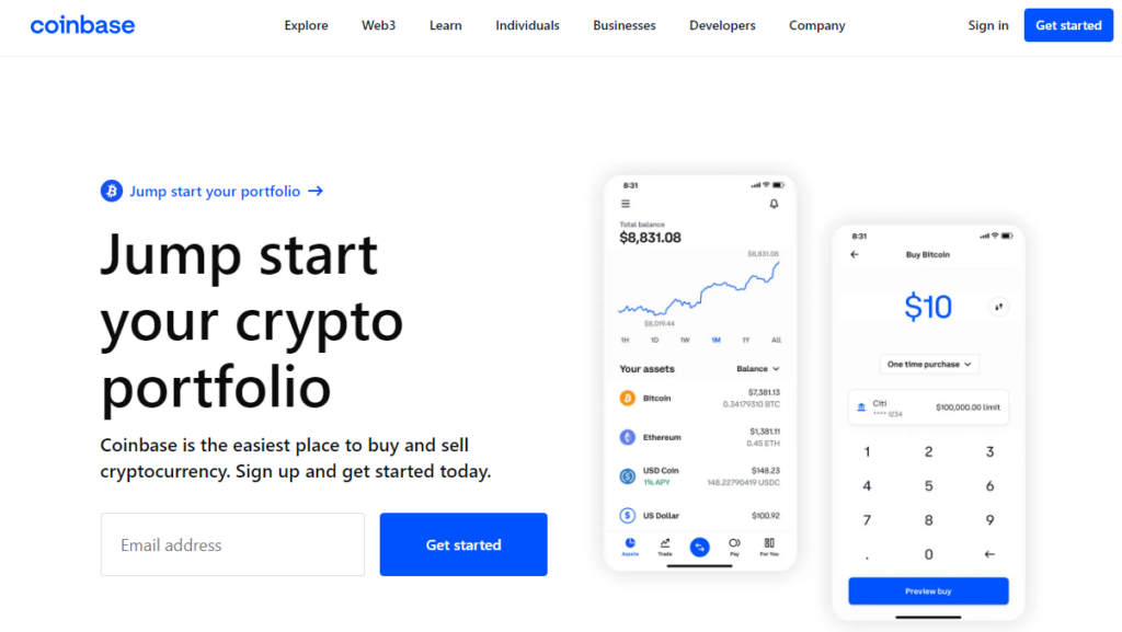 coinbase buying crypto