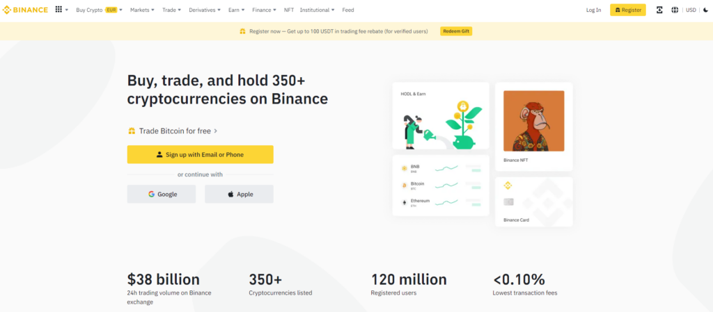 binance kriptovaliutų mainai