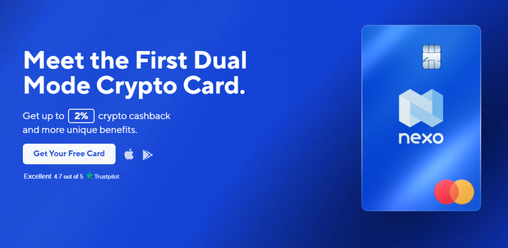 nexo crypto card